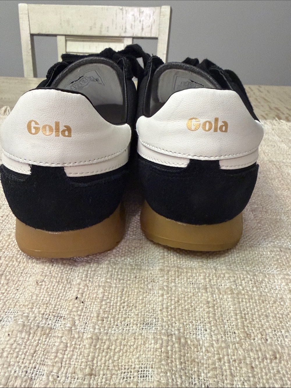 Gola Black White Gum Classic Trainer - Picture 8 of 8